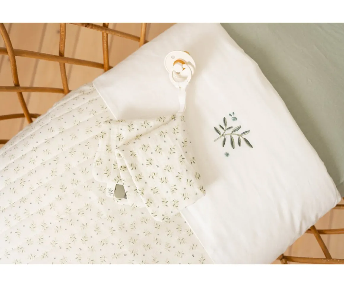 Chupetero / Doudou Muselina Blueberry Leaves