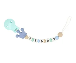 Chupetero Silicona Personalizado Prince Blue