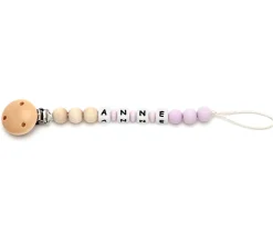 Chupetero Silicona Personalizado Eco Lilac
