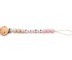 Chupetero Silicona Personalizado Eco Pink