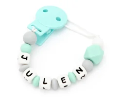 Chupetero Silicona Personalizado NEW Sweet Mint