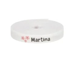 Cinta Marca Prendas Personalizada Flores