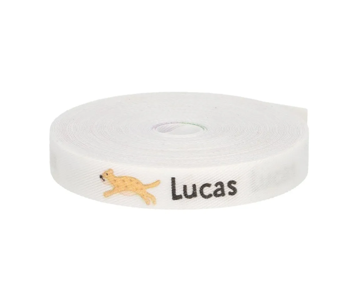 Cinta Marca Prendas Personalizada Leopardo