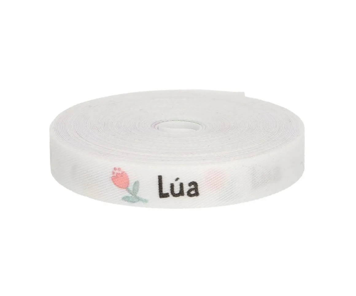 Cinta Marca Prendas Personalizada Flor