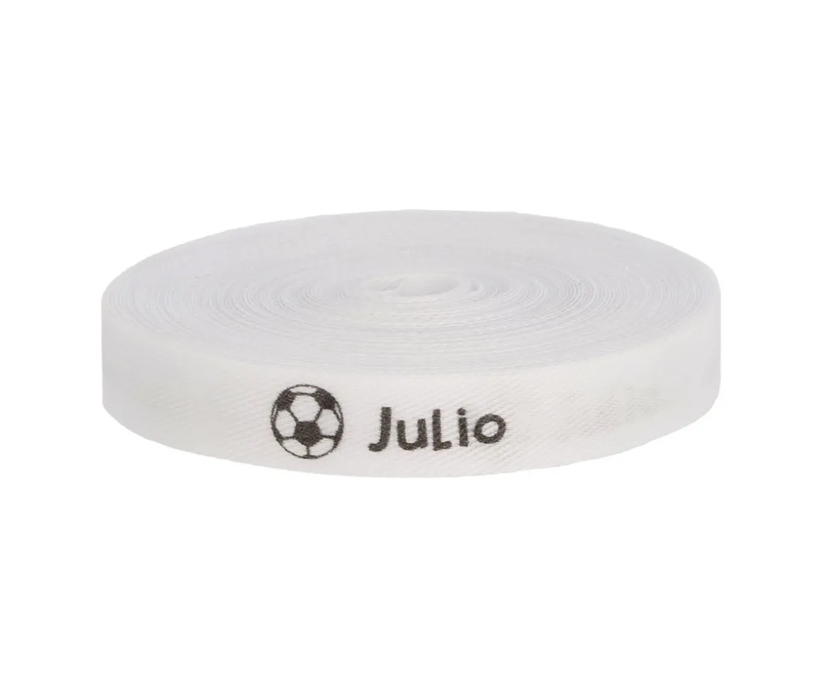 Cinta Marca Prendas Personalizada Pelota Ref.81