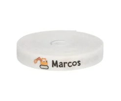 Cinta Marca Prendas Personalizada Excavadora