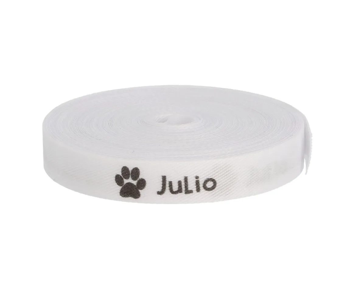 Cinta Marca Prendas Personalizada Huella Ref.50