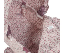 Cochecito Cuco Ruedas Grandes Cherry Flores para Muñecas