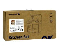 Cocina de Madera con Accesorios Beige