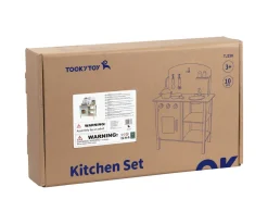 Cocina Verde con Accesorios