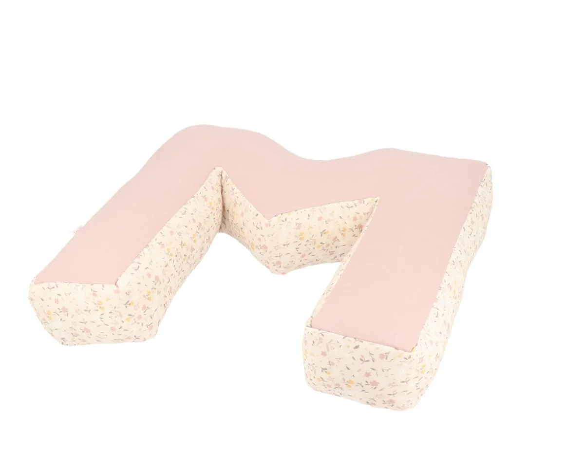 Cojín con la Inicial Algodón Wild Flower