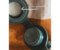 Cojín Reductor para Silla Stripes Nude Mustard