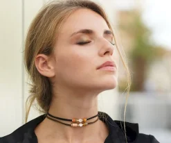 Collar-Pulsera Dué Beige