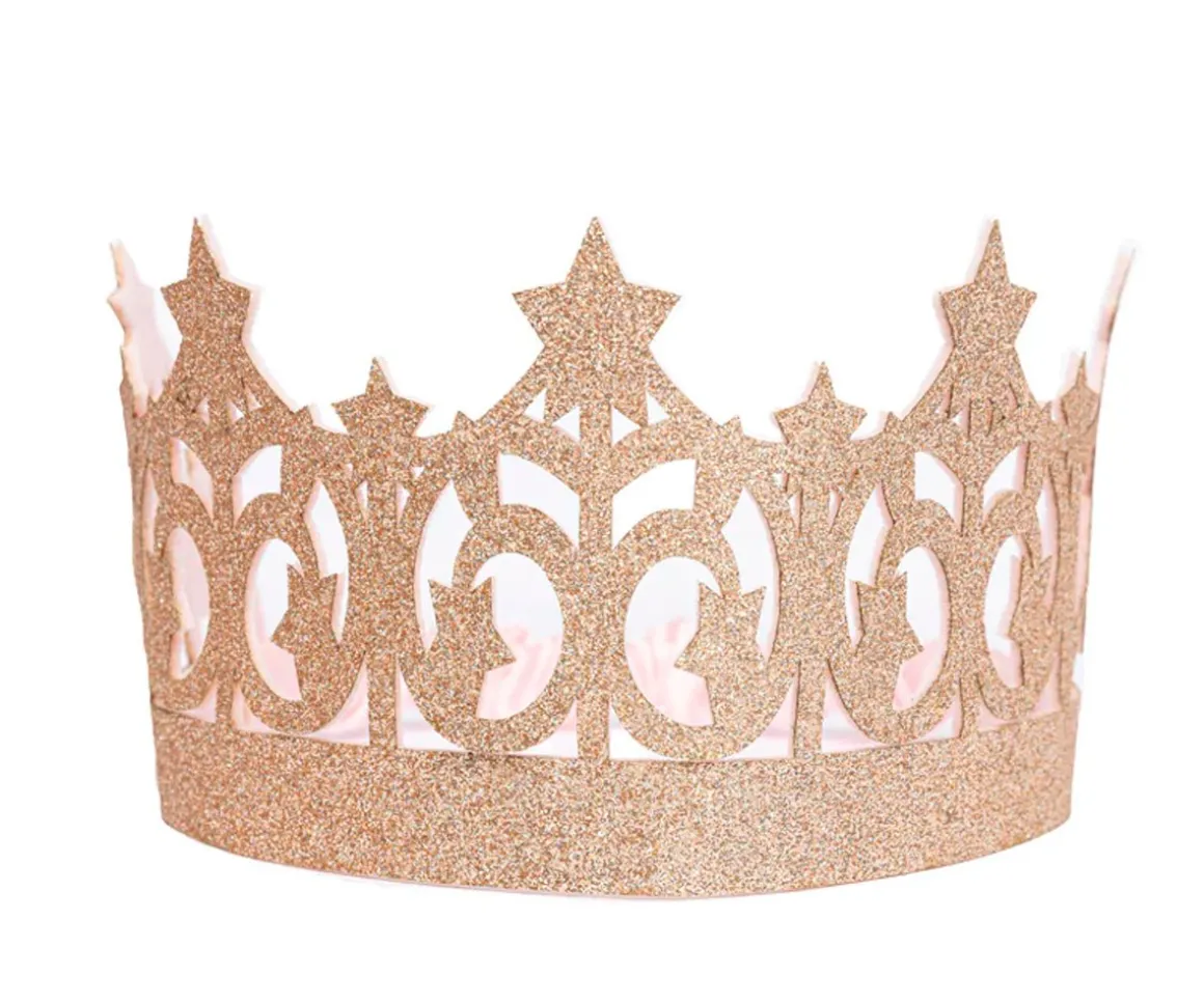 Corona de Brillo Dorado