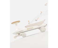 Correpasillos Patín Bravold Long Rider con Luz,Música y Ruedas Silenciosas Moca