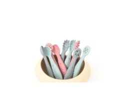 Cubiertos de Aprendizaje Blue