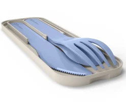 Cubiertos Pocket Biodegradables Azul Infinity