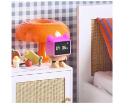 Despertador-Altavoz Dancing Clock Pink