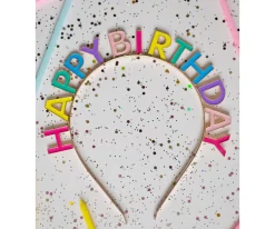 Diadema Happy Birthday MultiColor