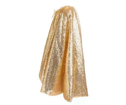 Disfraz Capa Lentejuelas Dorada 4-6 Años