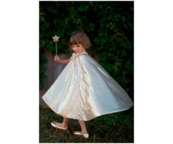Disfraz Capa Lentejuelas Dorada 4-6 Años