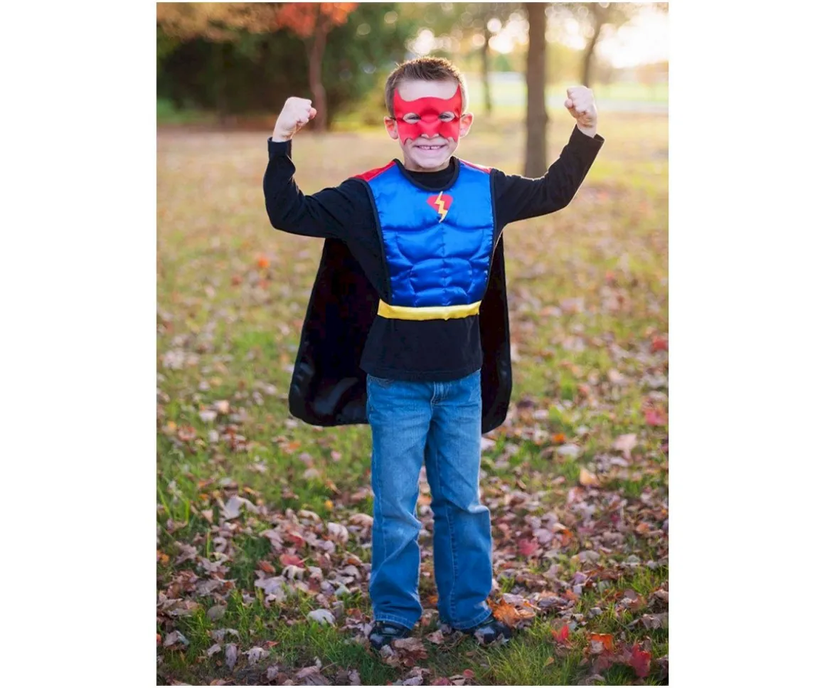 Disfraz Capa Reversible Superhéroe 4-6 años