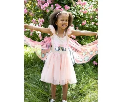 Disfraz Lentejuelas con Mariposa Secreta y Alas T.5-6años