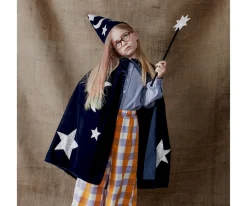 Disfraz Mago Terciopelo Azul