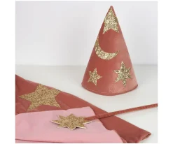 Disfraz Mago Terciopelo Rosa