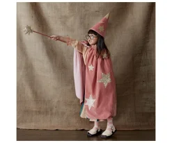 Disfraz Mago Terciopelo Rosa