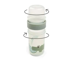 Dispensador Doble L Croco Green