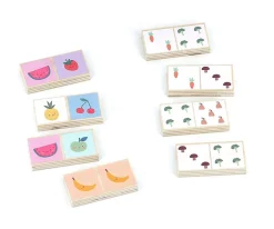 Dominó Madera Frutas y verduras
