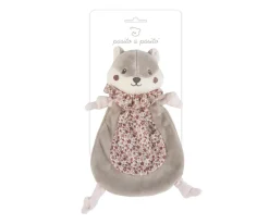 Doudou Ardilla Cherry Flores Personalizable