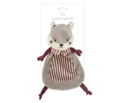 Doudou Ardilla Cherry Rayas Personalizable