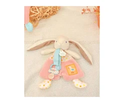 Doudou Sujetachupetes Lapin Ciboulette Personalizable