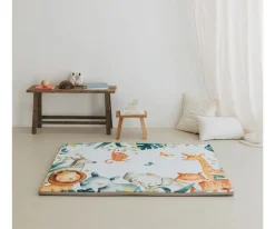 Enrollagateo Safari Maxi con Figuras Sensoriales, Espejo y Muñecos