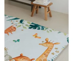 Enrollagateo Safari Maxi con Figuras Sensoriales, Espejo y Muñecos