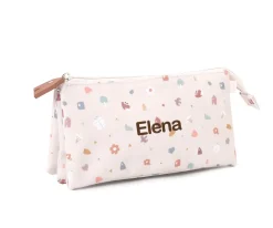 Estuche 3 Compartimentos Geometric Nature Personalizable