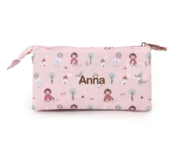 Estuche 3 Compartimentos Little Red Personalizable