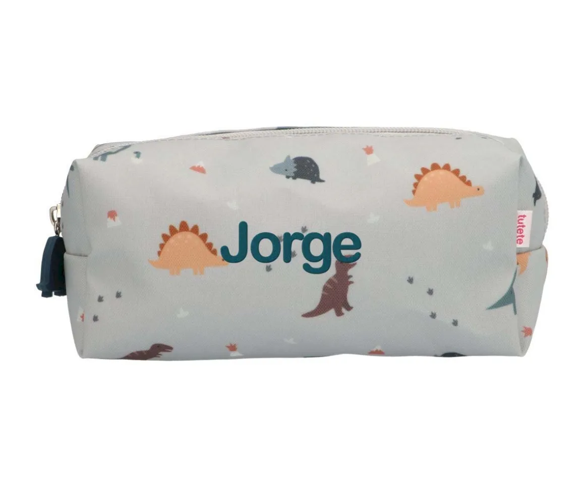 Estuche Escolar Dinos World Personalizable