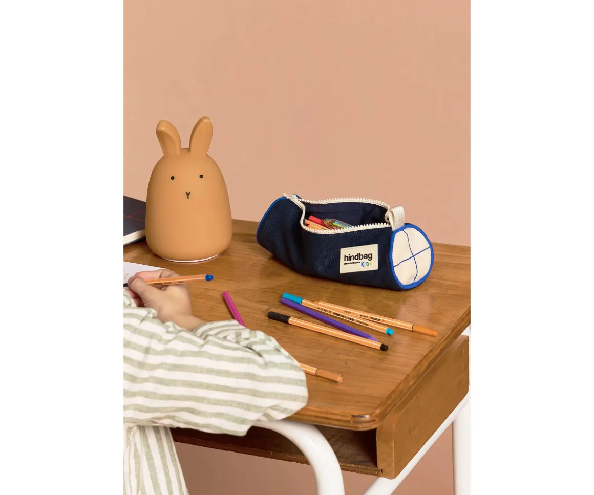 Estuche Mia Tricolor Cuadros Beige