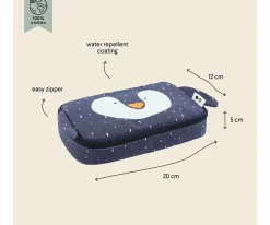 Estuche Rectangular Mr. Penguin Personalizable