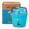 Fiambrera Snack N'ice Cup L Jirafa Turquesa