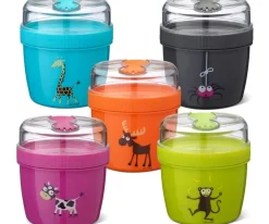 Fiambrera Snack N'ice Cup L Jirafa Turquesa