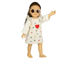 Gafas de Sol Beige para Muñecos