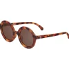 Gafas de Sol Flexibles (3-5años) Euro Round Amber Lenses Classic Tortoise