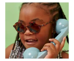 Gafas de Sol Flexibles (3-5años) Euro Round Amber Lenses Classic Tortoise