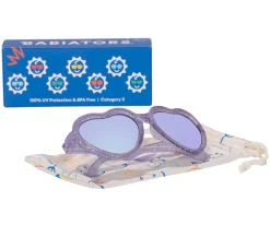 Gafas de Sol Flexibles Hearts (3-5años) Lavender Shimmer Purple Mirrored Lenses