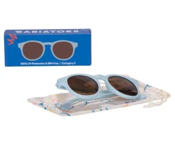 Gafas de Sol Flexibles Keyhole (3-5años) Baby Blue Amber Lenses