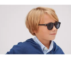 Gafas de Sol Flexibles Keyhole (0-24meses) Smoke Lenses Jet Black